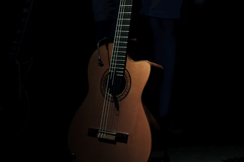 Pyle classical nylon guitar